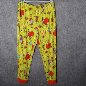 Dr. Seuss Women Pajama Pants XL‎ The Grinch Christmas Holiday Santa Max Stretch